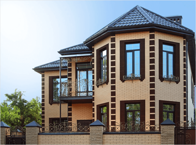 Калькулятор: облицовка здания