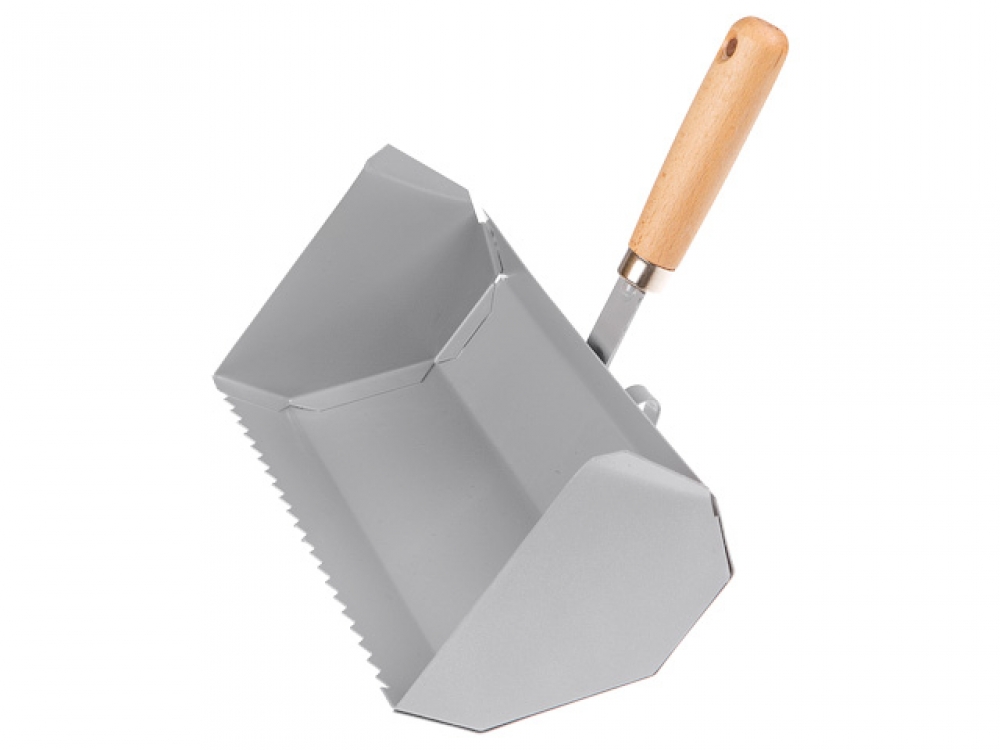 Кельма-ковш 300 мм для нанесения клеевого раствора на газоблок