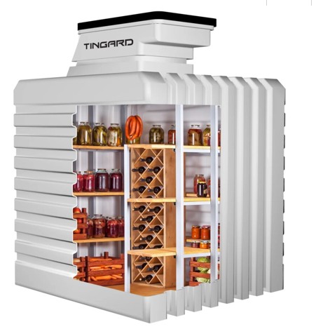 Пластиковый погреб Тингард 2500 - бесшовный, герметичный