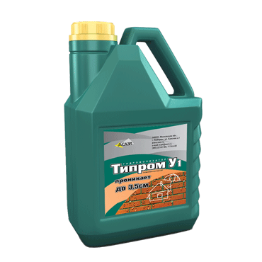 Гидрофобизатор Типром У1 - защита кирпича и бетона от влаги