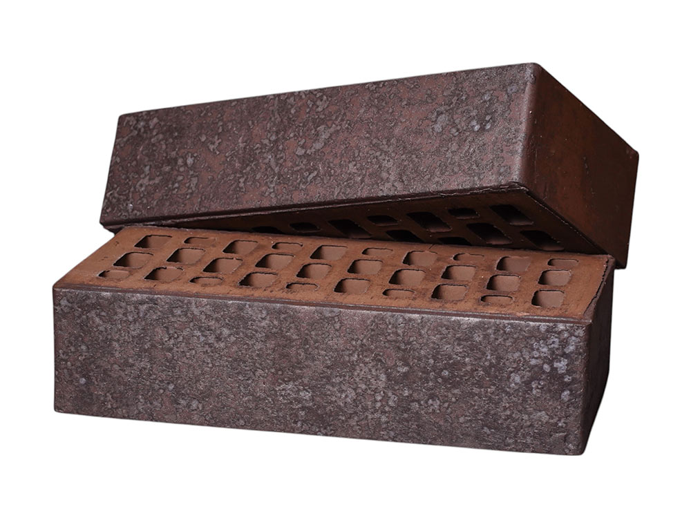 Кирпич Тайга Графит Лава 1НФ - облицовочный, графитовый