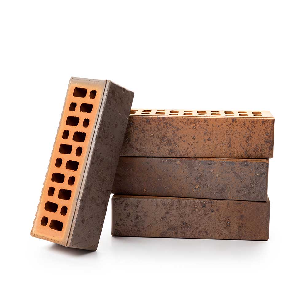 Кирпич Тайга Морион Юг Лава 0,7НФ - облицовочный, тёмно-коричневый