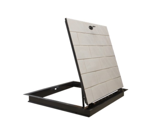 Люк напольный с пневмосистемой - для погреба и подвала