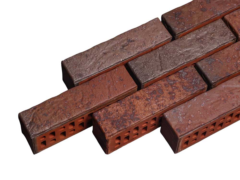 Кирпич Тайга Морион Юг Скала 0,7НФ - облицовочный, тёмно-коричневый