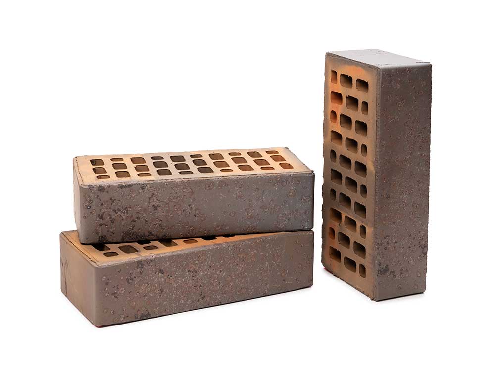 Кирпич Тайга Морион Юг Лава 1НФ - облицовочный, тёмно-коричневый