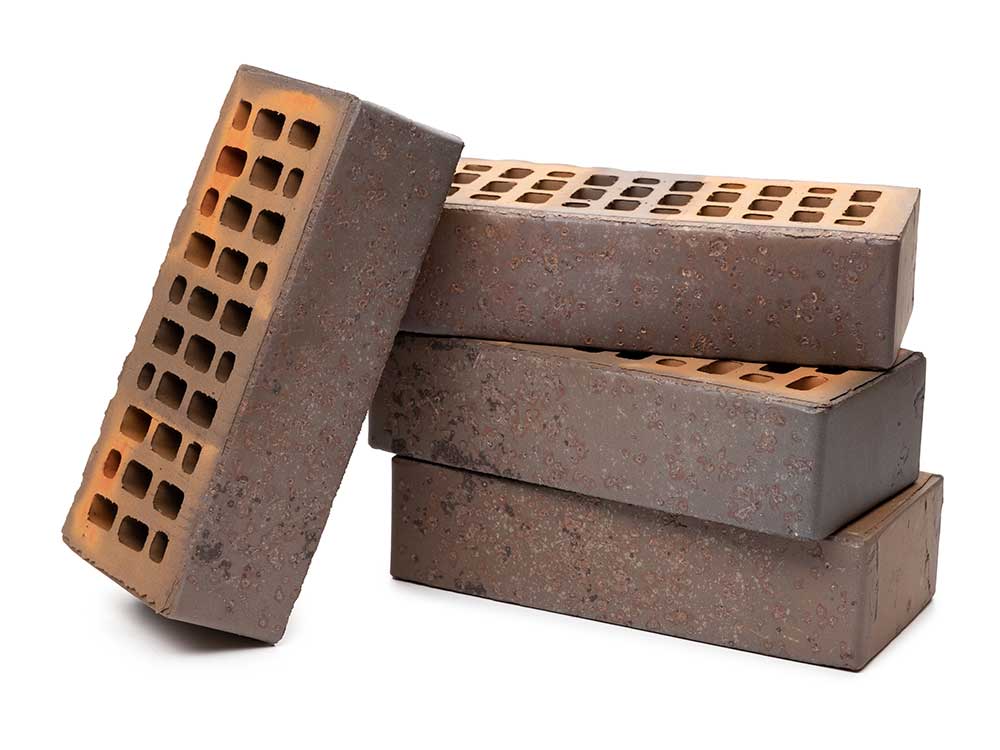 Кирпич Тайга Морион Юг Лава 1НФ - облицовочный, тёмно-коричневый