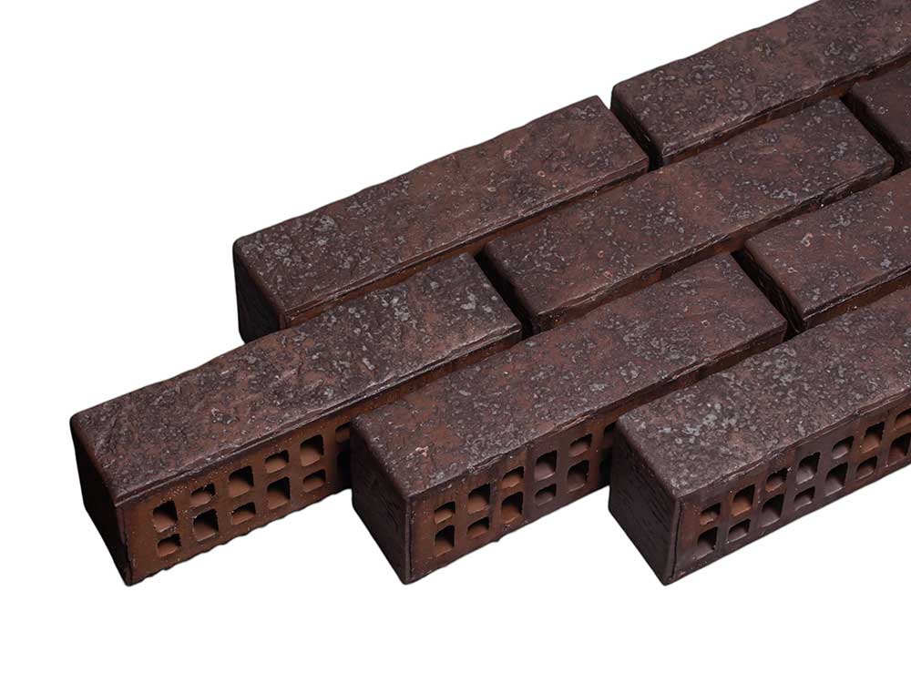 Кирпич Тайга Графит Скала 0,7НФ - облицовочный, графитовый