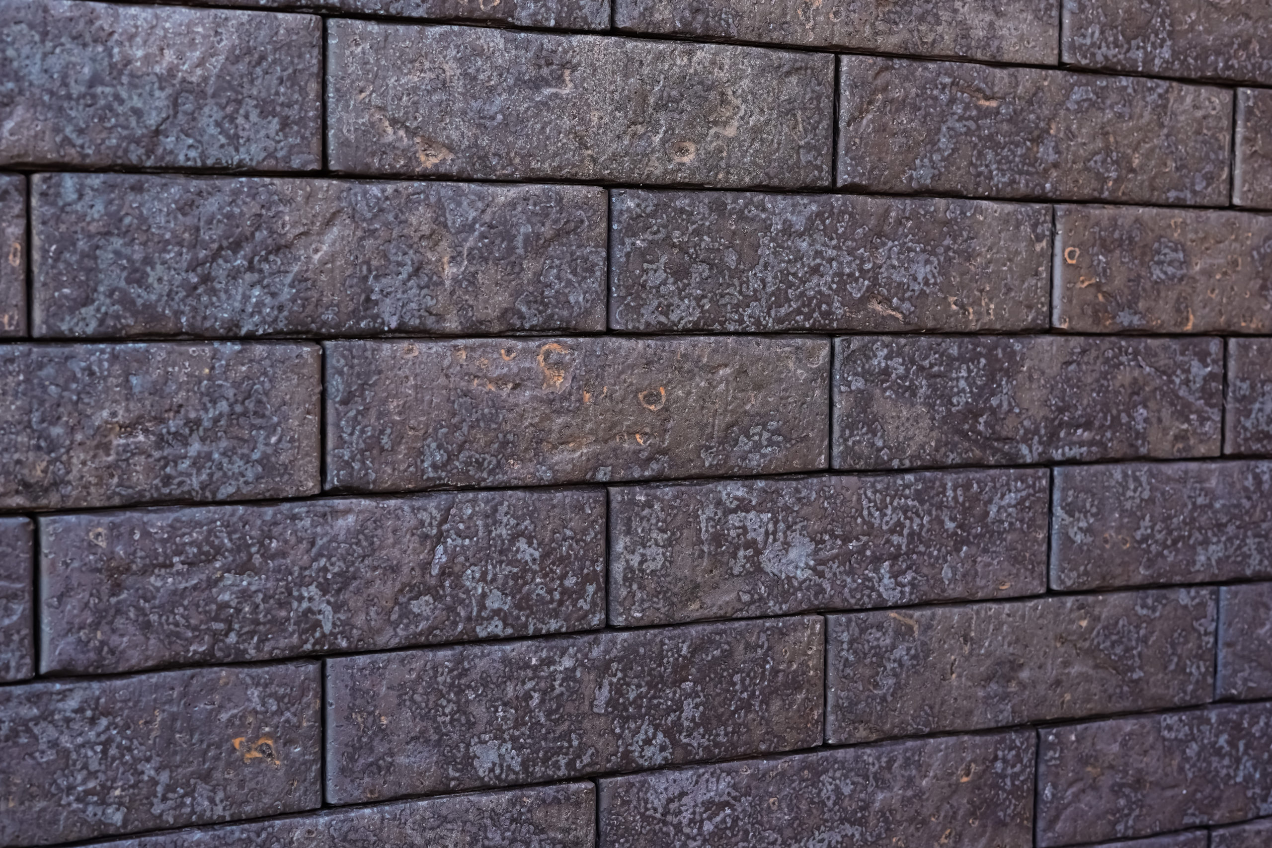 Кирпич Тайга Графит Скала 1НФ - облицовочный, графитовый