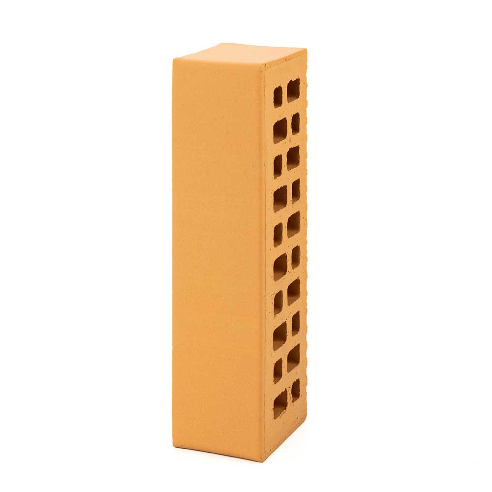 Кирпич облицовочный Соломенный 0,7НФ - пустотелый для фасада