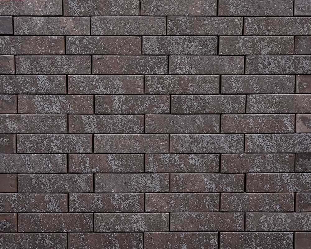 Кирпич Тайга Графит Лава 0,7НФ - облицовочный, графитовый