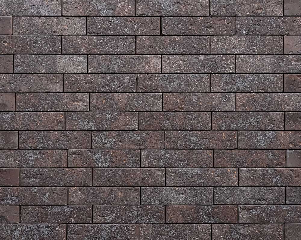 Кирпич Тайга Графит Магма 0,7НФ - облицовочный, графитовый