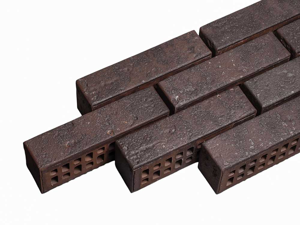 Кирпич Тайга Графит Магма 0,7НФ - облицовочный, графитовый