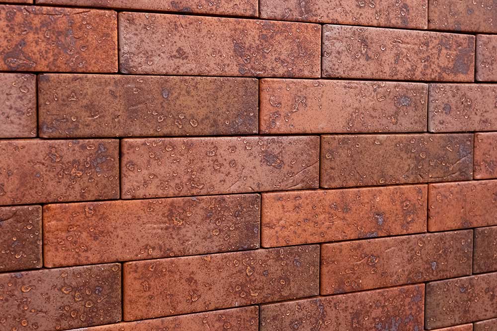 Кирпич Тайга Морион на Заре Мрамор 1НФ - облицовочный