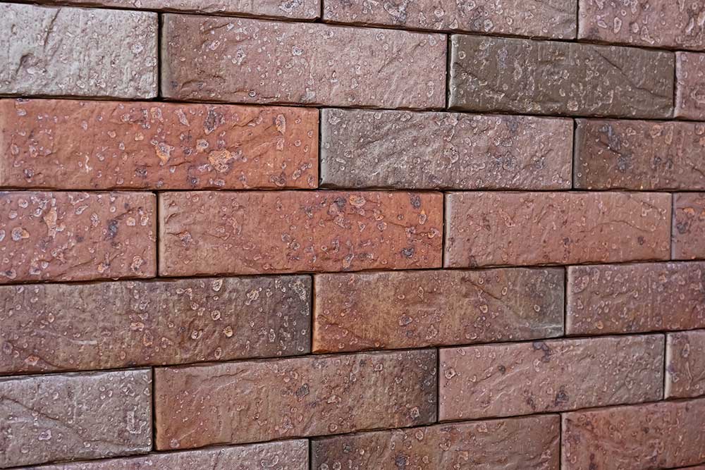 Кирпич Тайга Морион Юг Скала 1НФ - облицовочный, тёмно-коричневый